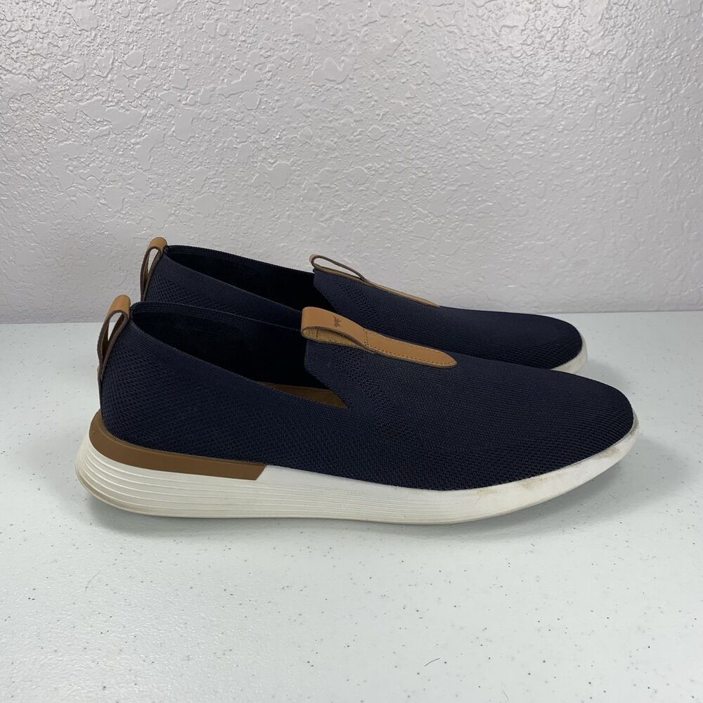 Wolf & Shepherd Swiftknit Loafer Mens 12 Navy Blue Slip On Shoes